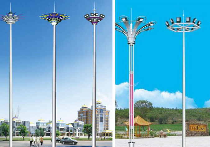 不同高度的led高桿燈價格以及圖片